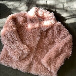 Dylan Pink Fuzzy Jacket